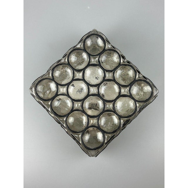 Ceiling Lamp in Glass & Metal from Glashütte Limburg, 1970s For Sale - Image 13 of 18