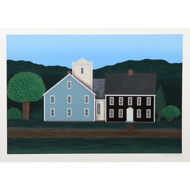 Theodore Jeremenko, Farmhouse 3, Silkscreen For Sale