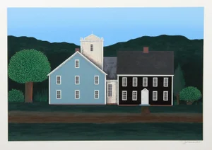 Theodore Jeremenko, Farmhouse 3, Silkscreen