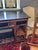 Antique 19th Century Chinese Rattan Desk With Black Lacquer and Bamboo For Sale In Philadelphia - Image 6 of 13