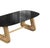 Contemporary Portofino Dining Table in Tinted Rattan and Glass by Popus Editions For Sale - Image 3 of 6