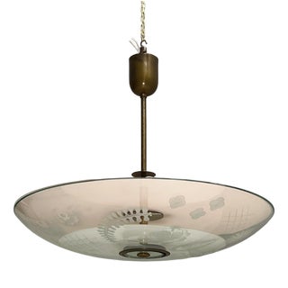 Pendant Lamp attributed to Pietro Chiesa for Fontana Arte, 1930s For Sale