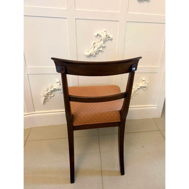 Antique Regency Mahogany Dining Chairs, 1830, Set of 6 For Sale - Image 4 of 12