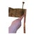 Early 20th Century Early 20th Century French Architectural Salvage Art Deco Carved Wood/Cast Iron Wall Coat/Hat Rack For Sale - Image 5 of 5