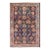 Antique Persian Malayer Rug With Large Floral Motifs in Navy and Multi Colors For Sale