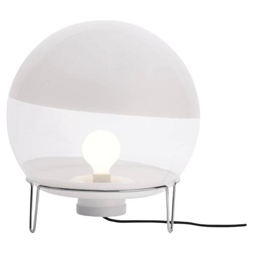 Mid-Century Modern Steel & Glass Sfera Table Lamp by Angelo Mangiarotti For Sale - Image 11 of 11
