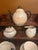 Antique White Block Germany Lusterware Tea Set Art Deco Iridescent 1930s JLB S - 15 pcs For Sale - Image 4 of 16