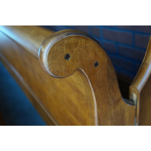 2010s Ethan Allen King Maison Sleigh Bed For Sale - Image 5 of 8