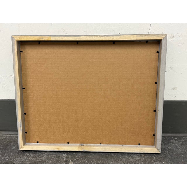 Post Impressionistic Original Watercolor Art Work, Framed For Sale - Image 12 of 12