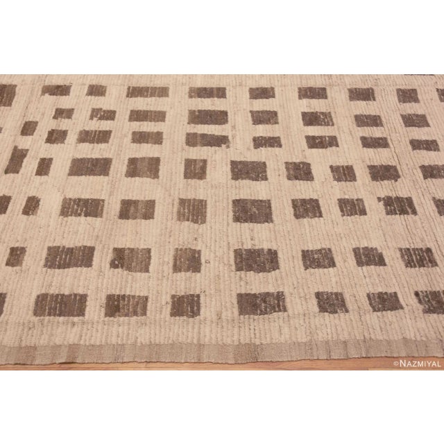 Nazmiyal Collection Modern Tribal Geometric Area Rug For Sale In New York - Image 6 of 8