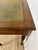Antique English Style Wooden Writing Table with Leather Top and Drawers, 1930s For Sale - Image 12 of 13