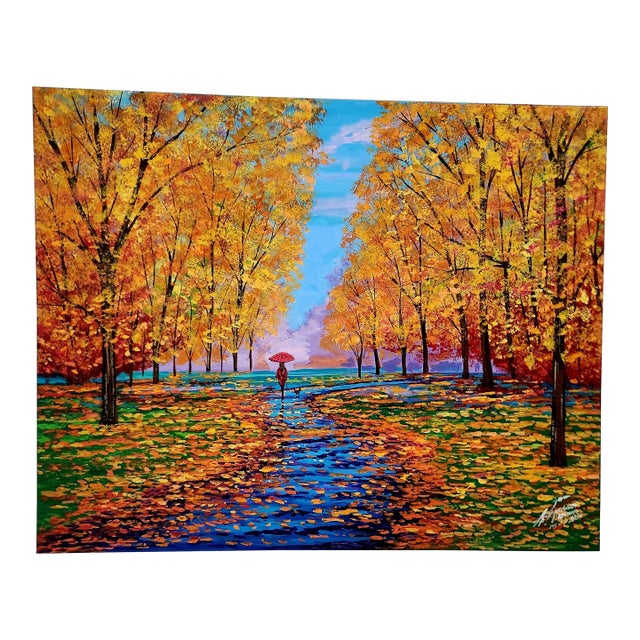 Impressionist Original Oil on Canvas Painting #4 For Sale