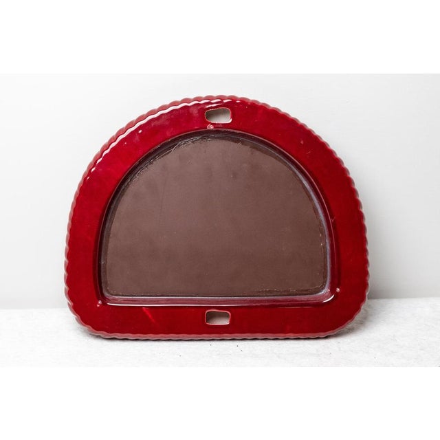 Segmented Mirror in the style of Tommaso Barbi, 1970s For Sale - Image 6 of 7