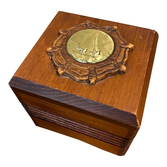 Vintage Mid 20th Century Nautical Reuge Music Box For Sale