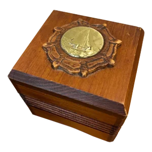 Vintage Mid 20th Century Nautical Reuge Music Box