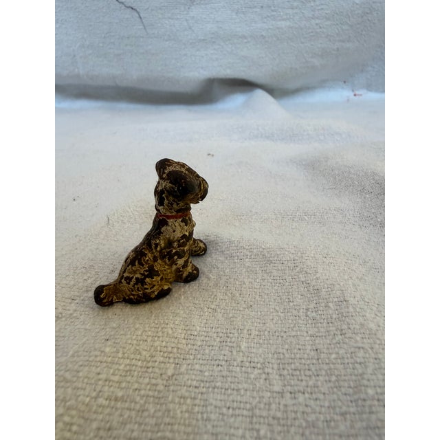 Metal 1920s Cast Iron Mini Hubley Terrier For Sale - Image 7 of 11