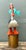 Folk Art Vintage Torch Cut Metal Pelican For Sale - Image 3 of 12