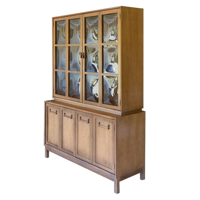 1960's MidCentury Kroehler Furniture Co. China Hutch Chairish