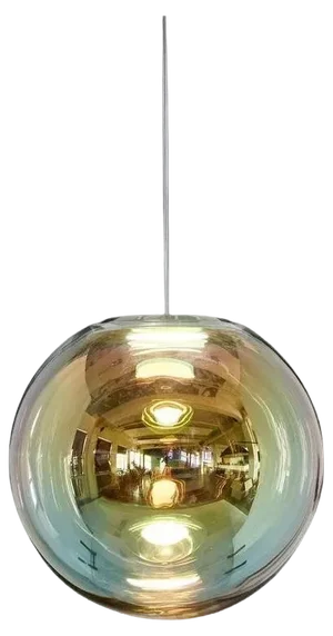 Gold-Indigo Iris Globe by Sebastian Scherer