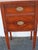 Early 1900s Flame Mahogany Inlay Nightstand Bedside Side End Table 6921 For Sale - Image 9 of 15