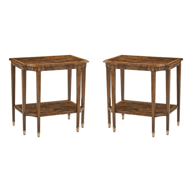 Pair of Classic End Tables For Sale