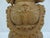 Early 20th Century Seated Lord Ganesha Holding Fruit Carved Wood Hindu Deity God Statue on Pedestal For Sale - Image 5 of 13