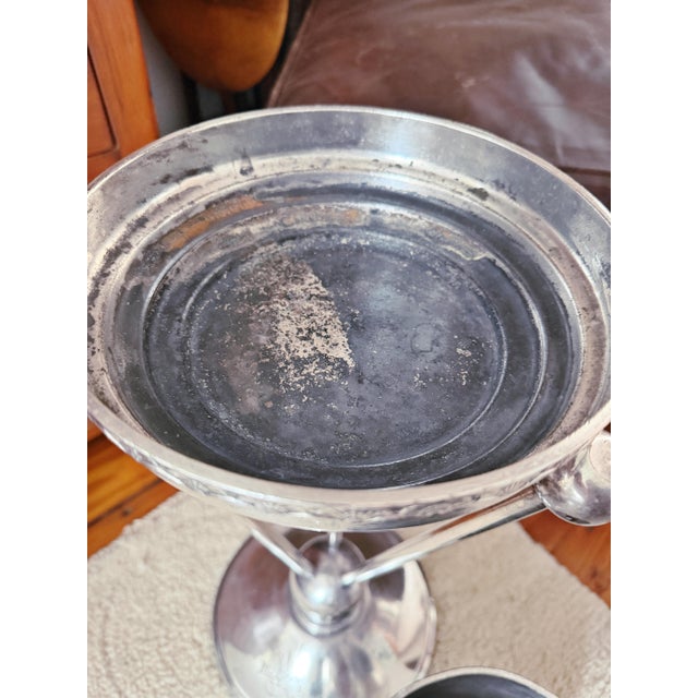 Vintage Silver Plated Champagne Bucket and Stand From the Blue Fox For Sale - Image 14 of 16