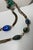 Mid 20th Century 1960s Venetian Art Glass & Copper-Tone 57" Lariat Necklace For Sale - Image 5 of 6
