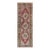 Berry Tri-Medallion Vintage Turkey Oushak Runner With Green, Orange and Brown 3'0" X 9'3" For Sale