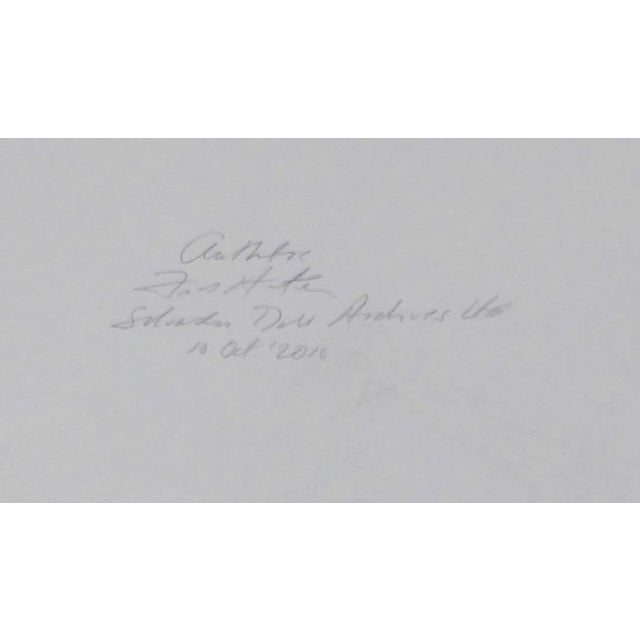 1970s Dalinean Horses the Centaur of Crete, Original Print by Salvador Dali For Sale - Image 5 of 5