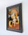 Religious Vintage German Reverse Glass Folk Art Painting of Madonna and Child For Sale - Image 3 of 5