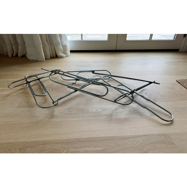 Curtis Jere Signed C. Jeré Giant Chrome Paper Clip Wall Sculpture, © 2002, Pop Art Postmodern Wall Art For Sale - Image 4 of 11