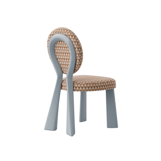 Contemporary Mary II Dining Chairs in Wood or Lacquered Legs by Ottiu, Set of 6 For Sale - Image 3 of 5