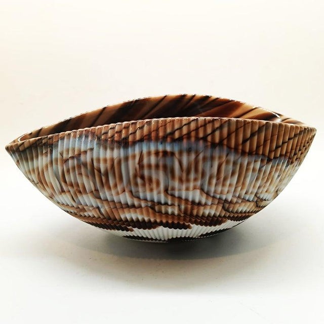 Vintage Italian Shell Ashtray in Murano Art Glass, 1960s For Sale - Image 11 of 14