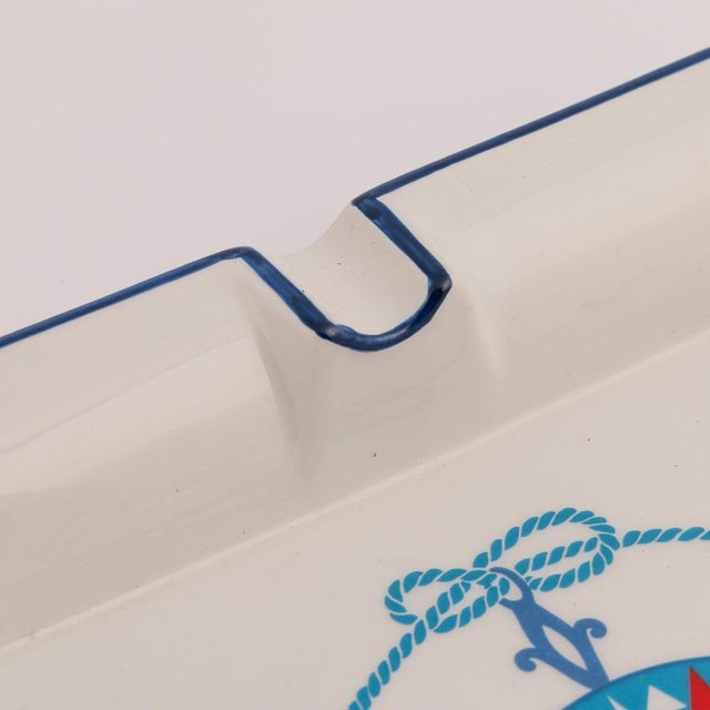 Vintage Italian Ceramic Ashtray from Gucci, 1980 For Sale - Image 6 of 13