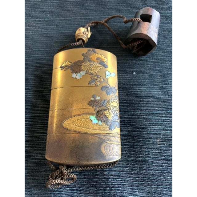 Antique Japanese Inro by Shigehide Edo Period For Sale - Image 4 of 15