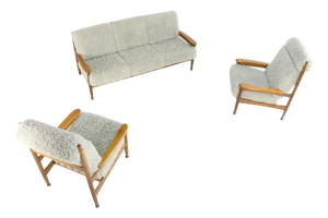 Sofa & Armchairs, 1970s, Set of 3