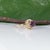 Metal 1.1Ct Purple Garnet Estate Ring With Natural Diamond: Solid 14k Gold, Size 6.75 For Sale - Image 7 of 9