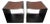 Vintage Postmodern Steel & Saddle Leather Cube Ottomans – A Pair/ Sold For Sale