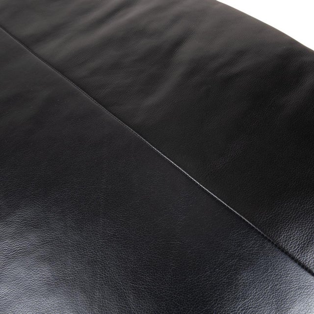 Zurich Leather Stool in Black from BoConcept For Sale - Image 4 of 10