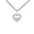 Chopard Happy Diamonds Icons Heart Pendant Necklace 18kwg 0.34 Ct, +Certificate For Sale - Image 4 of 8