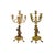 Metal Mid 20th Century Candelabra Pair Brass 4 Arms With Cherub Angel Figures Vintage French Decor For Sale - Image 7 of 9