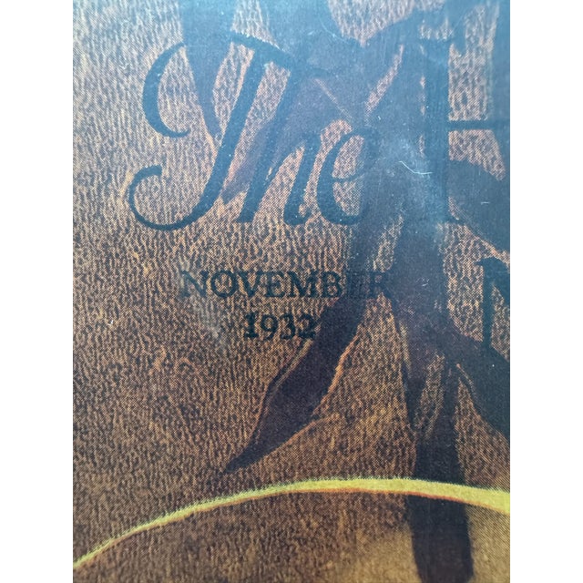 Original period front cover from the November 1932 issue of The Household Magazine, featuring a pair of brilliantly...