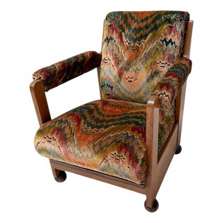 Art Deco Amsterdamse School Lounge Chair from Max Coini, 1920s For Sale