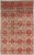 Vintage Turkish Tulu Carpet With Repeating Red Boteh & Light Tan Field For Sale
