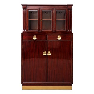 Antique Art Nouveau Pillar Cabinet from Wiener Werkstätte, 1890s For Sale