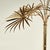 Italian Vintage Italian Brass Palm Tree Sculpture For Sale - Image 3 of 11