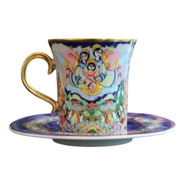 Coffee Cup and Saucer from Rosenthal, 2005, Set of 2 For Sale