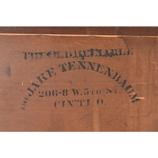 Stickley Brothers Style Antique Mission Oak Arts & Crafts Sideboard or Bar Cabinet, Circa 1900 For Sale - Image 13 of 14