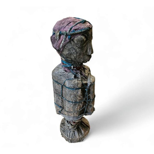 African Multi Material Figure, 1970s For Sale - Image 5 of 18